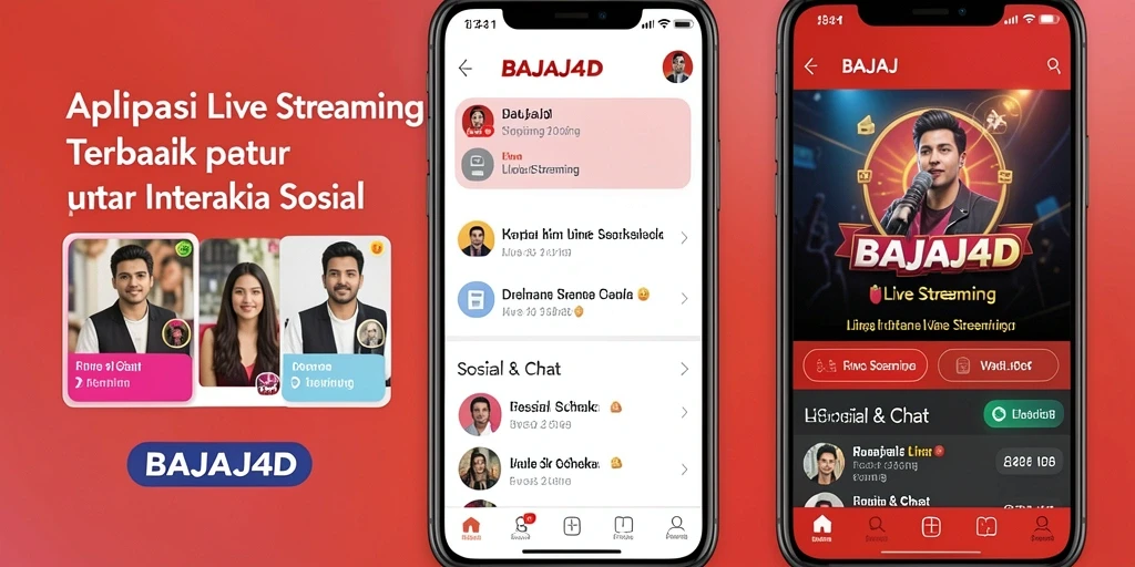 Antarmuka intuitif yang memudahkan pengguna untuk live streaming.