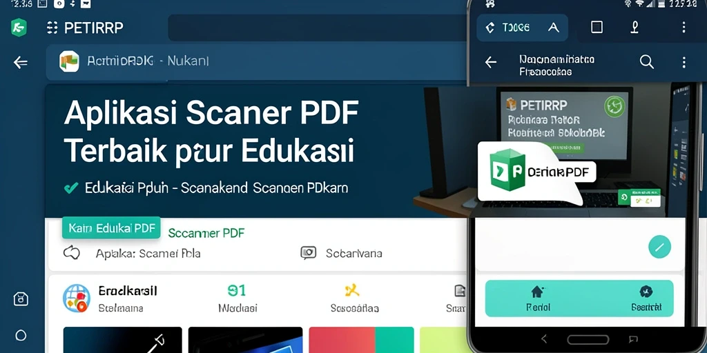 Tampilan antarmuka aplikasi PETIRRP untuk Scanner PDF.
